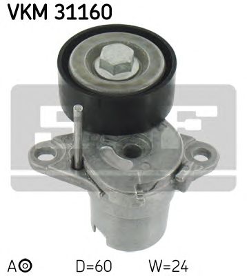 VKM 31160 SKF Натяжний ролик1